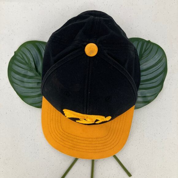Top Of The World Black Iowa Hawkeye University Snap Back Flat Bill Youth Hat Cap - Picture 11 of 12
